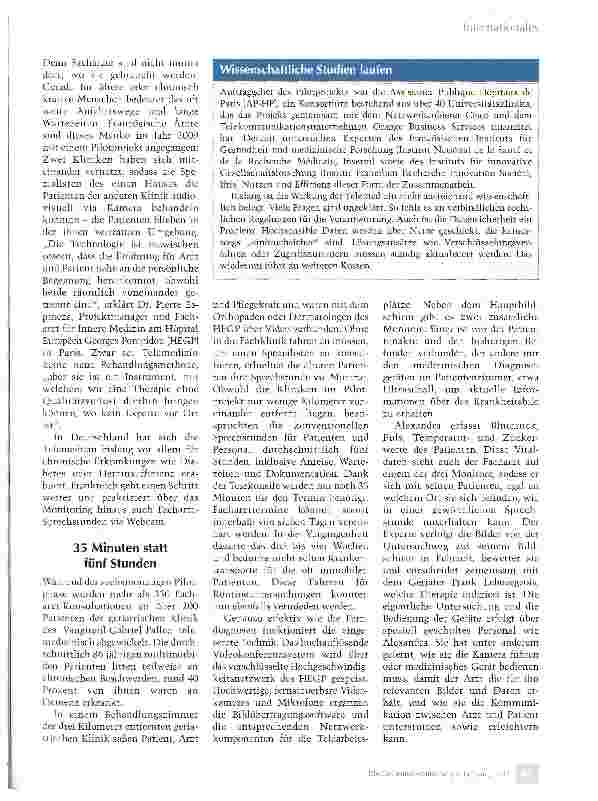 Vorschauseite 2: Sprechstunde auf Distanz