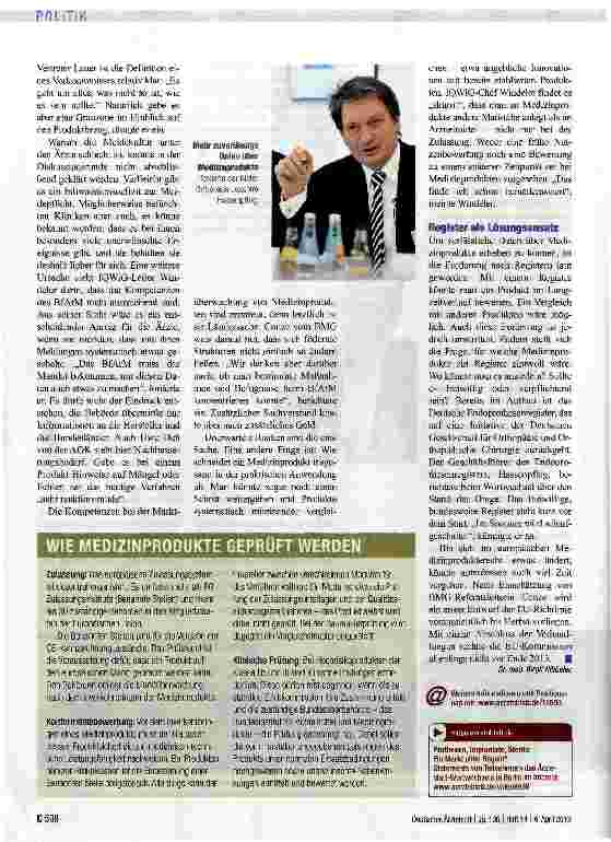 Vorschauseite 4: Kein Systemwechsel in Sicht