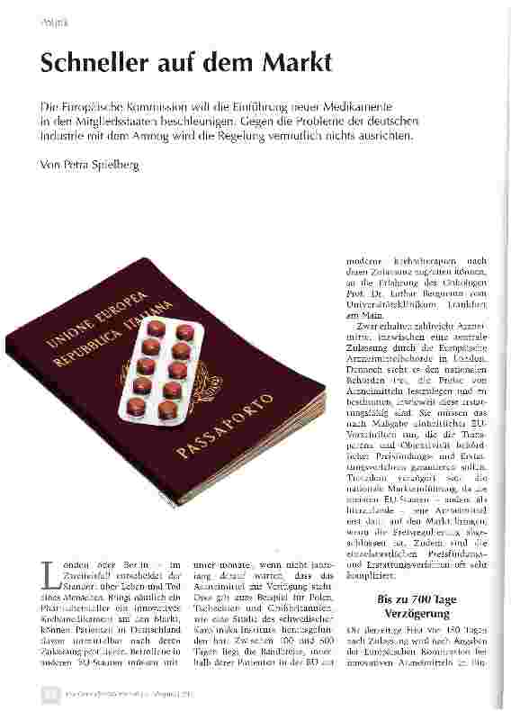 Vorschauseite 1: Schneller auf dem Markt
