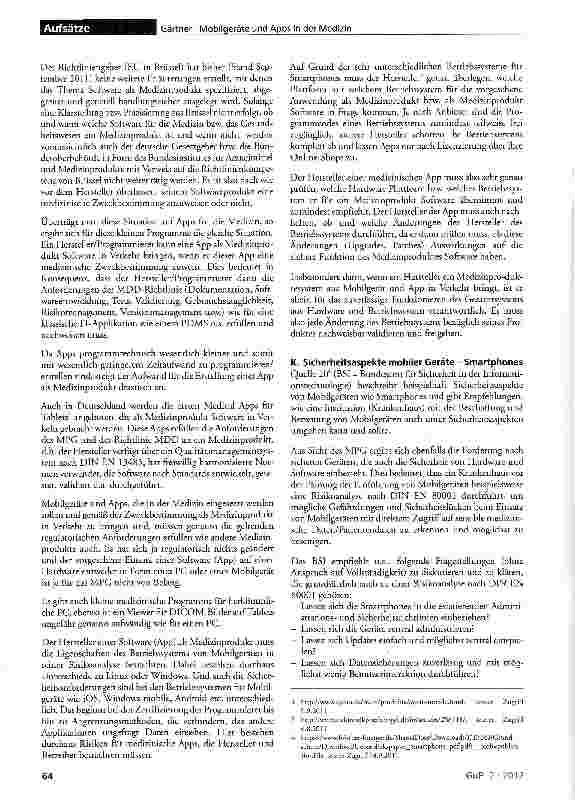 Vorschauseite 4: Einsatz von Mobilgeräten und Apps in der Medizin