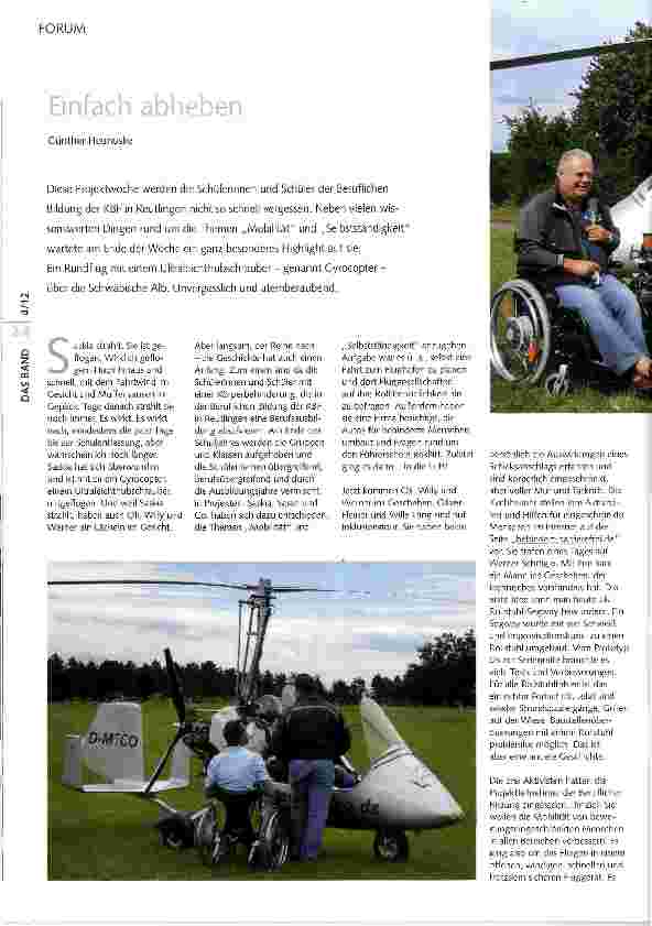 Vorschauseite 1: Einfach abheben