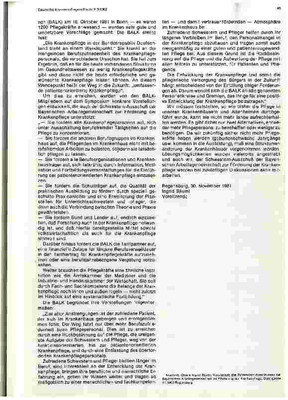 Vorschauseite 3: Zur Personalsituation in bayerischen Krankenhäusern