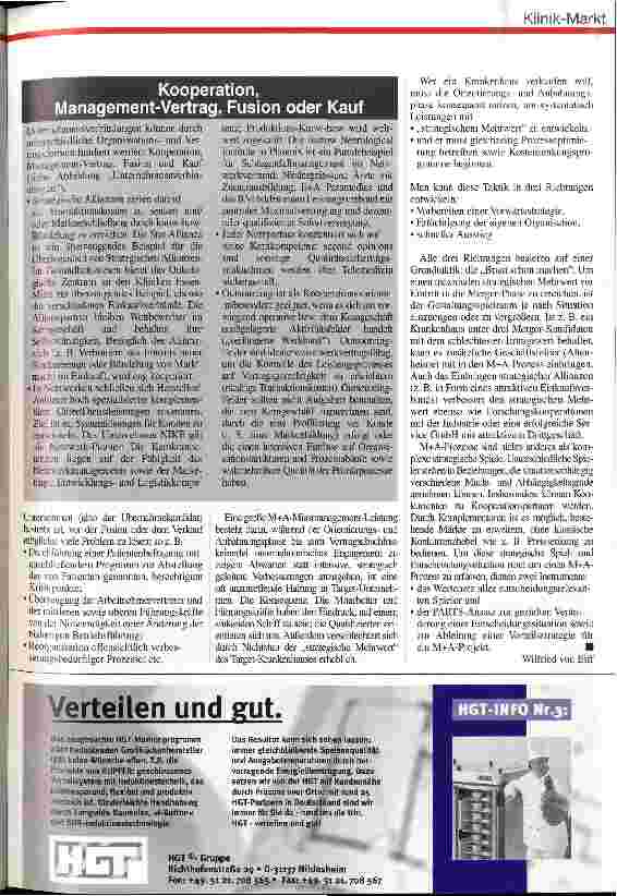 Vorschauseite 6: Von der Konkurrenz zur Coopetition Mergers + Acquisitions (I)