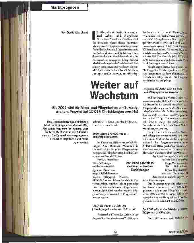 Vorschauseite 1: Weiter auf Wachstum
