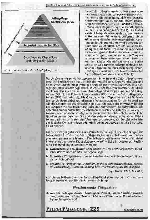 Vorschauseite 5: Die konzeptionelle Verankerung der Patientenorientierung in Patientenschulungsund -anleitungsprogrammen