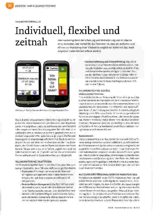 Vorschauseite 1: Individuell, flexibel und zeitnah