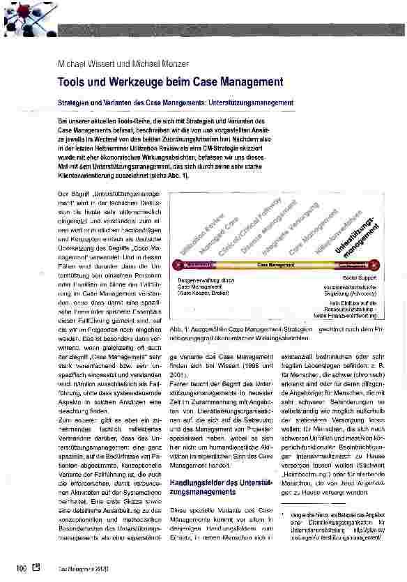 Vorschauseite 1: Tools und Werkzeuge beim Case Management
