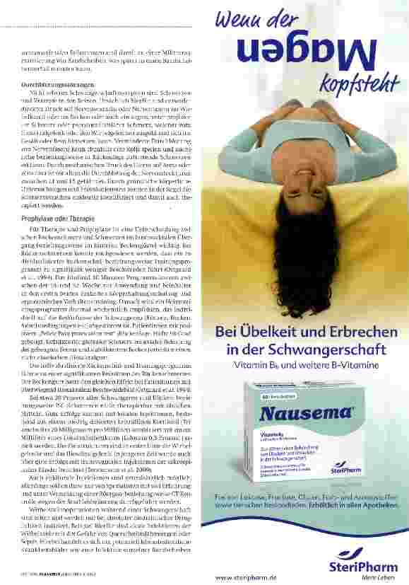 Vorschauseite 3: Rückenschmerzen in der SchwangerschaftProphylaxe und Therapie
