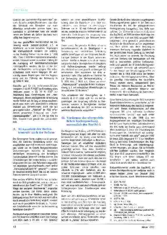 Vorschauseite 2: Der Beitrag der Rechtsprechung zum Erfolg des Betreuungsrechts Teil 1