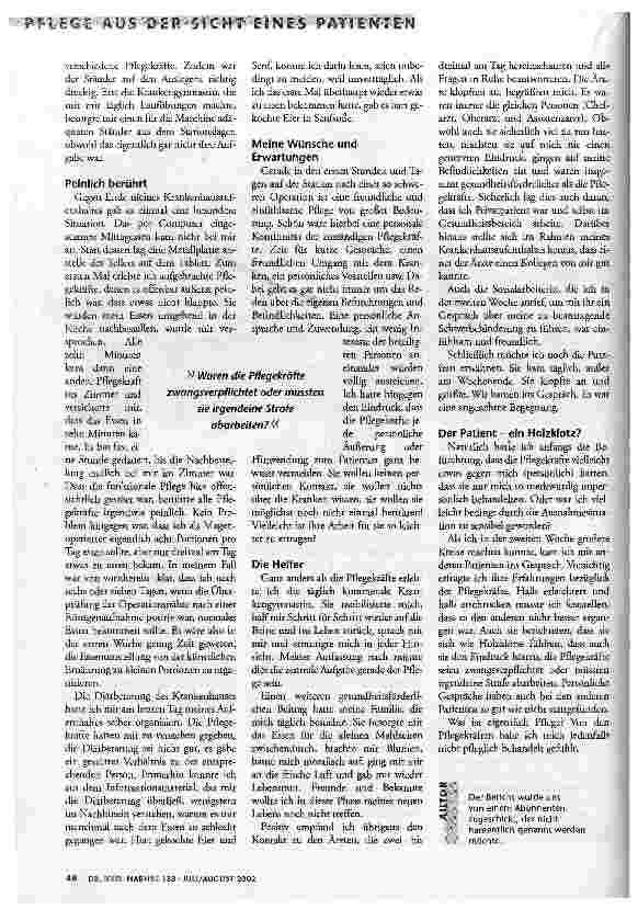 Vorschauseite 3: Nicht pfleglich behandelt Erfahrungsbericht eines Krebspatienten