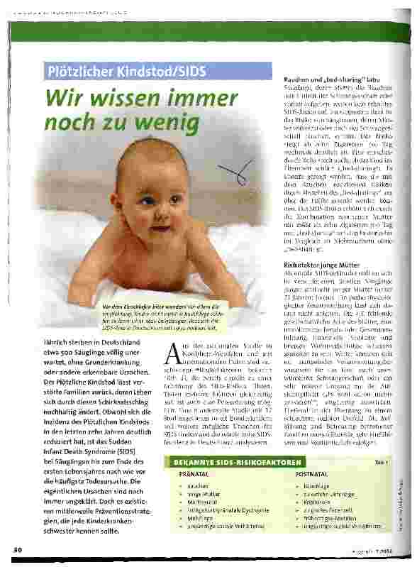 Vorschauseite 1: Wir wissen immer noch zu wenig