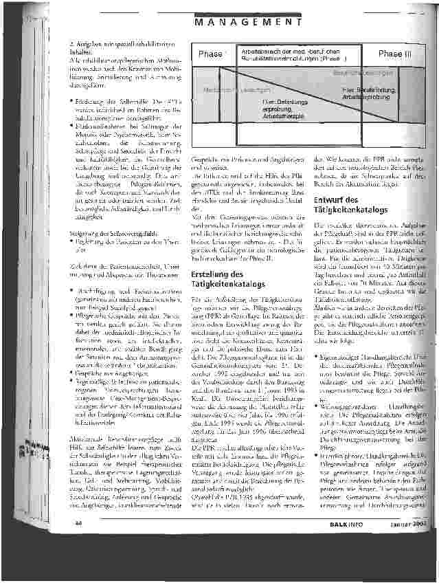 Vorschauseite 2: Erfahrungsbericht: Erhebung der Pflegeminuten in der neurologischen Rehabilitation