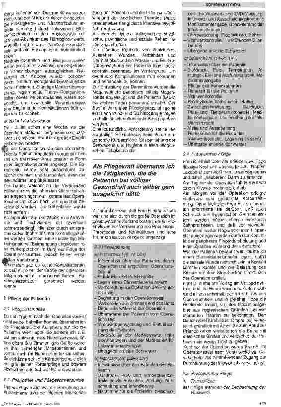 Vorschauseite 3: Diagnose: Rektumkarzinom, Cholelithiasis