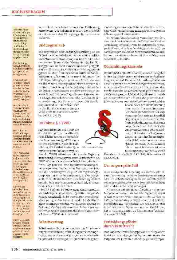 Vorschauseite 2: Die Initiative des Arbeitnehmers ist gefragt