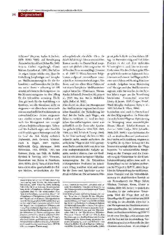 Vorschauseite 2: Bewältigung komplexer Medikamentenregime bei chronischer Erkrankung - Herausforderungen und Unterstützungserfordernisse aus der Sicht der Gesundheitsprofessionen