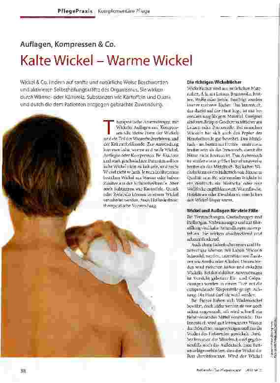 Vorschauseite 1: Kalte Wickel - Warme Wickel