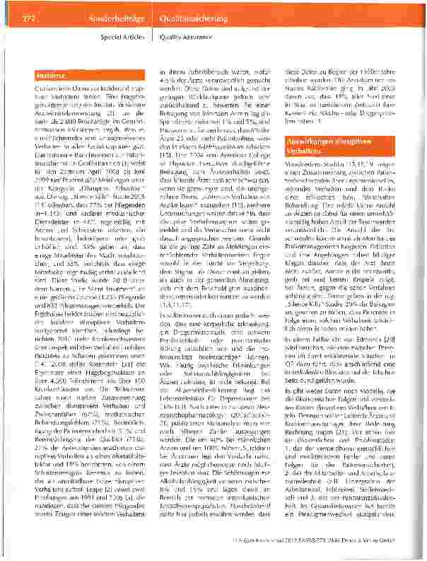 Vorschauseite 4: Umgang mit einschüchterndem und disruptivem (ärztlichem) Verhalten