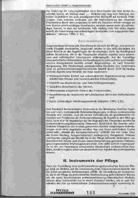 Vorschauseite 5: Modell zur Pflegedokumentation