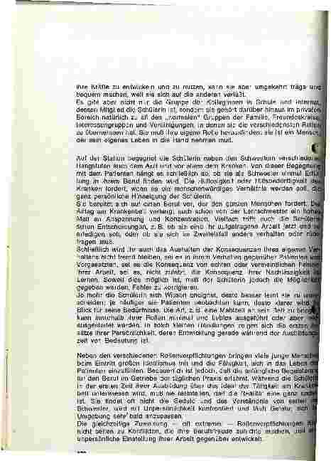 Vorschauseite 2: Die Rolle der Schülerin. Die Rolle der Lehrschwester. Die Rolle des Arztes.