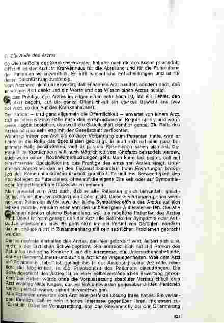 Vorschauseite 5: Die Rolle der Schülerin. Die Rolle der Lehrschwester. Die Rolle des Arztes.