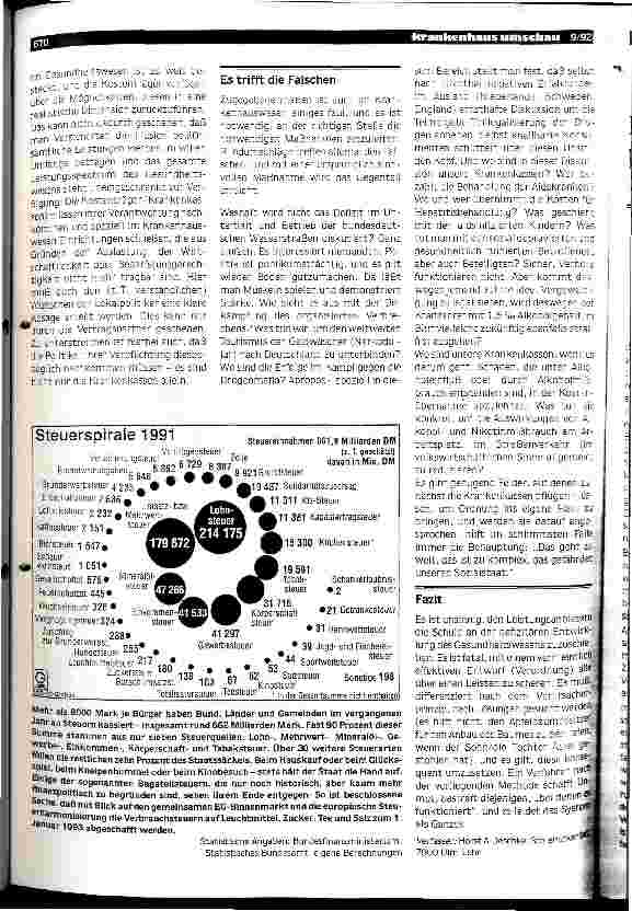 Vorschauseite 3: Immer auf die Schwachen! GesundheitsStrukturGesetz 1993: Es wächst der Unmut an der Front