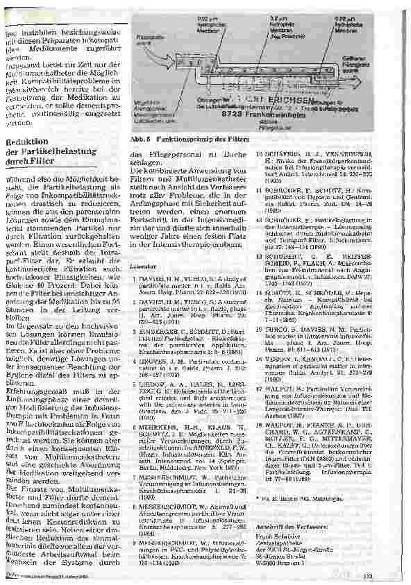 Vorschauseite 5: Kompatibilitätsprobleme in der Intensivtherapie Lösungsmöglichkeiten durch Multilumenkatheter und Filter