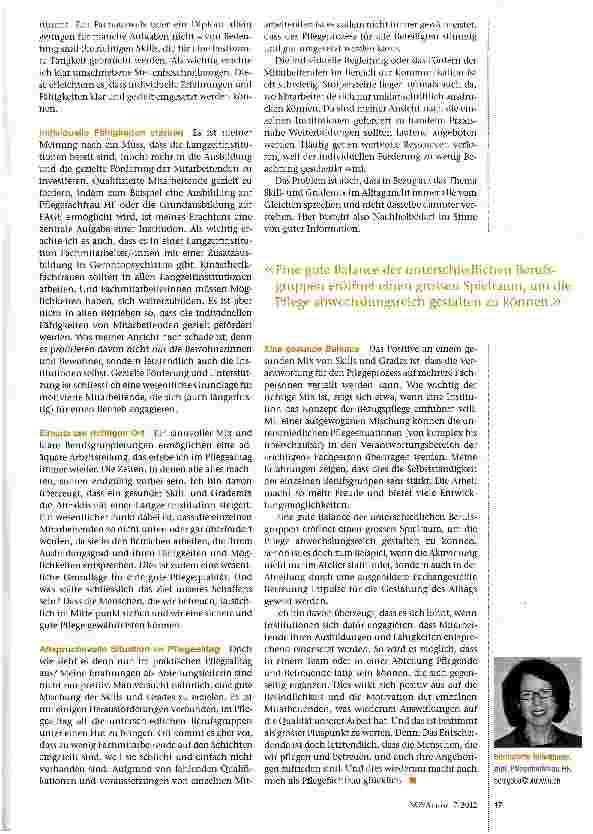 Vorschauseite 2: Die richtige Person am richtigen Ort