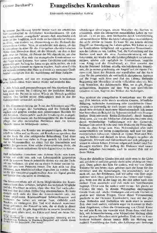 Vorschauseite 1: Evangelisches Krankenhaus