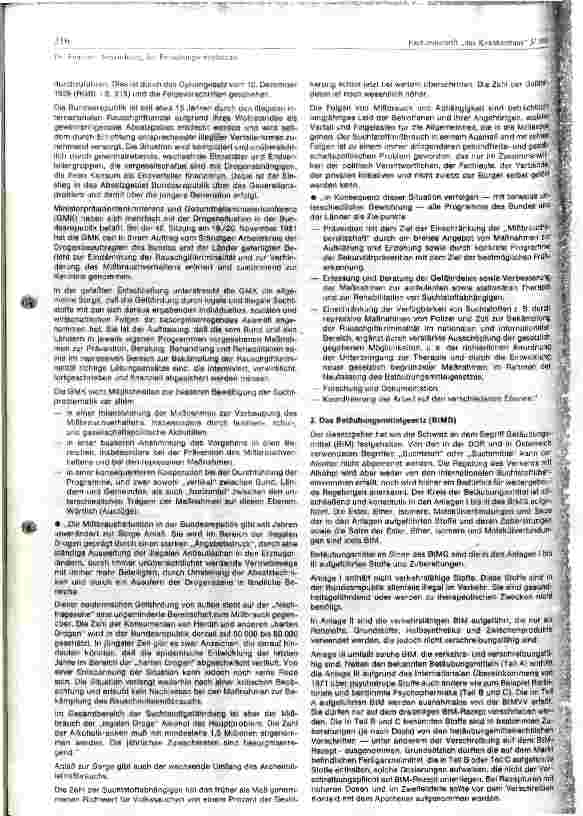 Vorschauseite 2: Neuordnung des Betäubungsmittelrechts