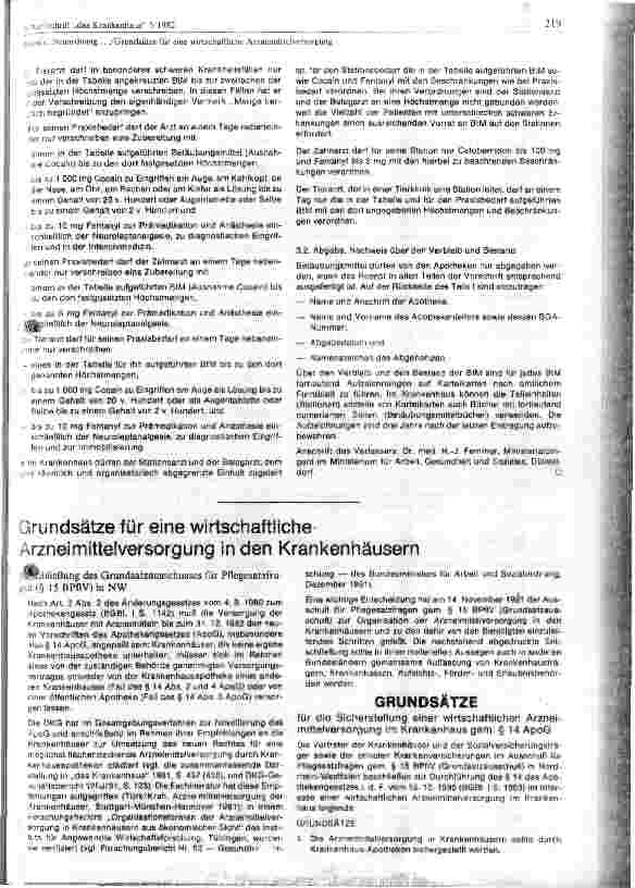 Vorschauseite 5: Neuordnung des Betäubungsmittelrechts