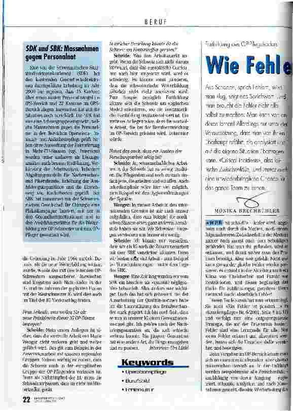 Vorschauseite 3: Wir müssen die Schleuse zum Operationssaal öffnen