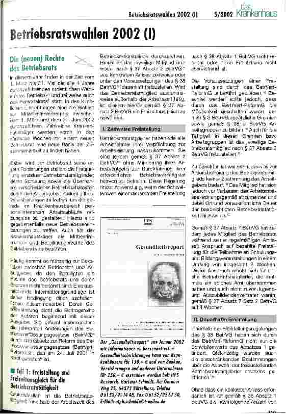 Vorschauseite 1: Betriebsratswahlen 2002 (1)