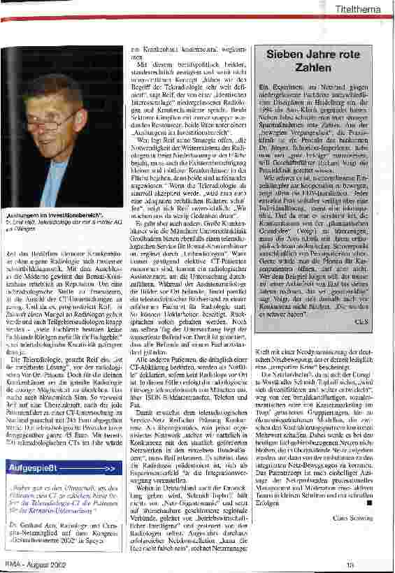Vorschauseite 4: Managementfähigkeit ist nicht jedem Arzt in die Wiege gelegt
