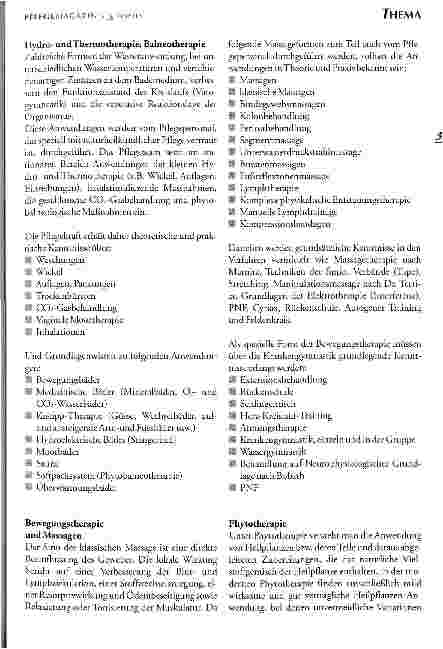 Vorschauseite 3: Perspektiven im Berufsalltag - Naturheilkundliche Pflege - eine Weiterbildung
