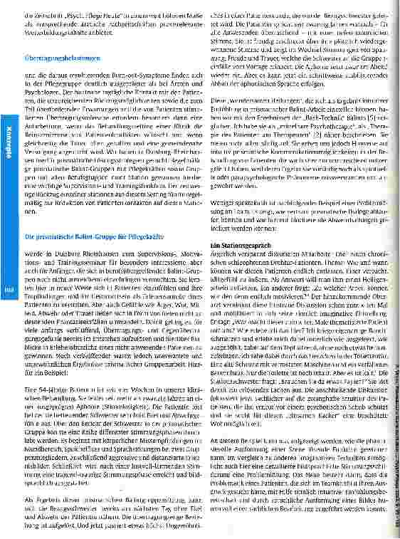 Vorschauseite 2: Prismatische Kommunikation in psychiatrischer Pflege