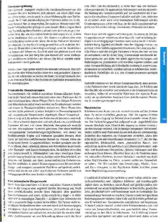 Vorschauseite 3: Prismatische Kommunikation in psychiatrischer Pflege