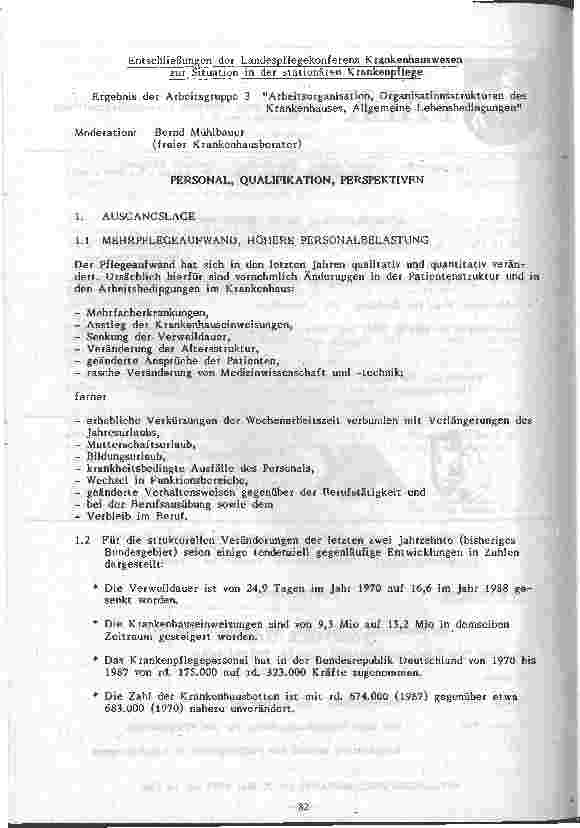Vorschauseite 1: Personal, Qualifikation, Perspektiven