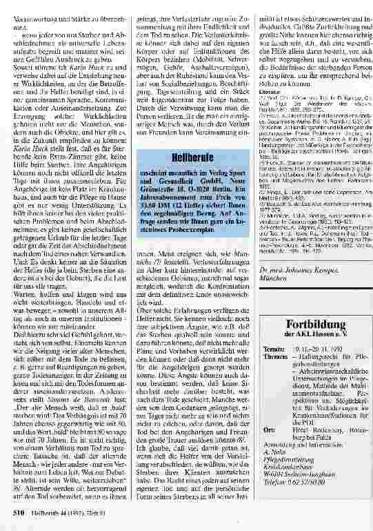 Vorschauseite 3: Abschied nehmen