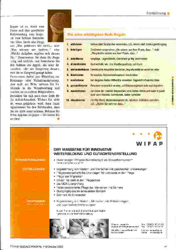 Vorschauseite 3: Der Rede wert sein Mit Referaten und Vorträgen gut ankommen