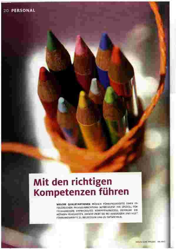Vorschauseite 1: Mit den richtigen Kompetenzen führen