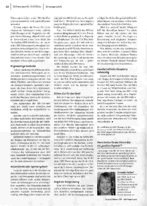 Vorschauseite 3: HIV und Schwangerschaft