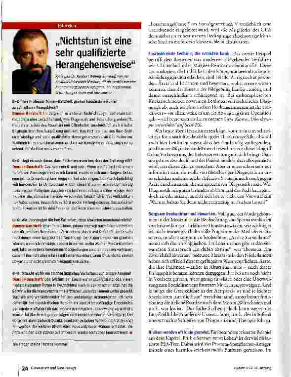 Vorschauseite 2: Augenmaß statt Übermaß