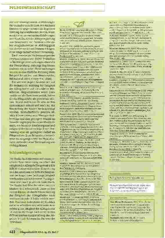 Vorschauseite 5: Betreuung dementer Bewohner durch Alltagshelfer nach § 87b SGB XI Psychische und kognitive Effekte