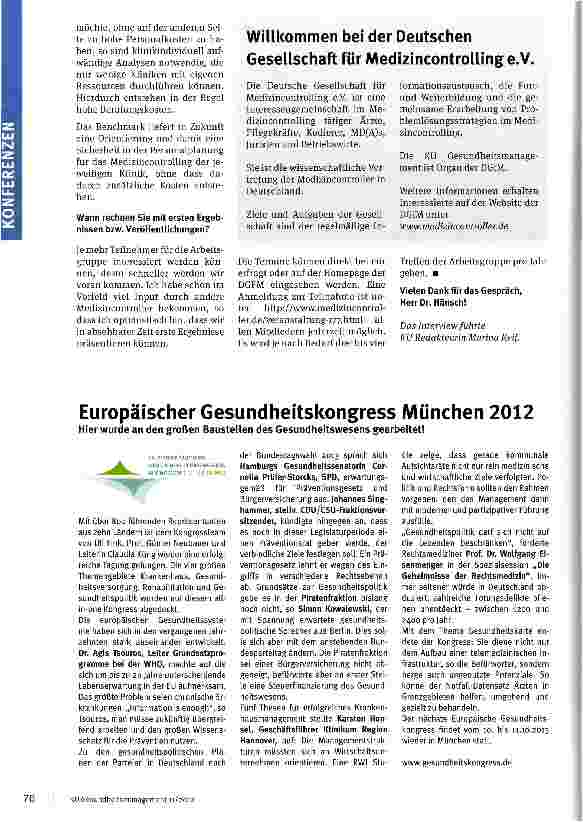 Vorschauseite 2: Wieviel Medizincontrolling braucht ein Krankenhaus?