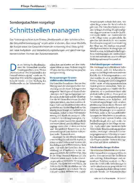 Vorschauseite 1: Schnittstellen managen