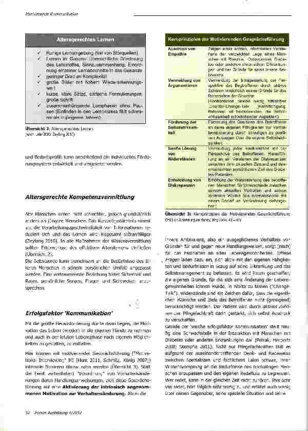 Vorschauseite 3: Motivierende Kommunikation mit älteren Menschen