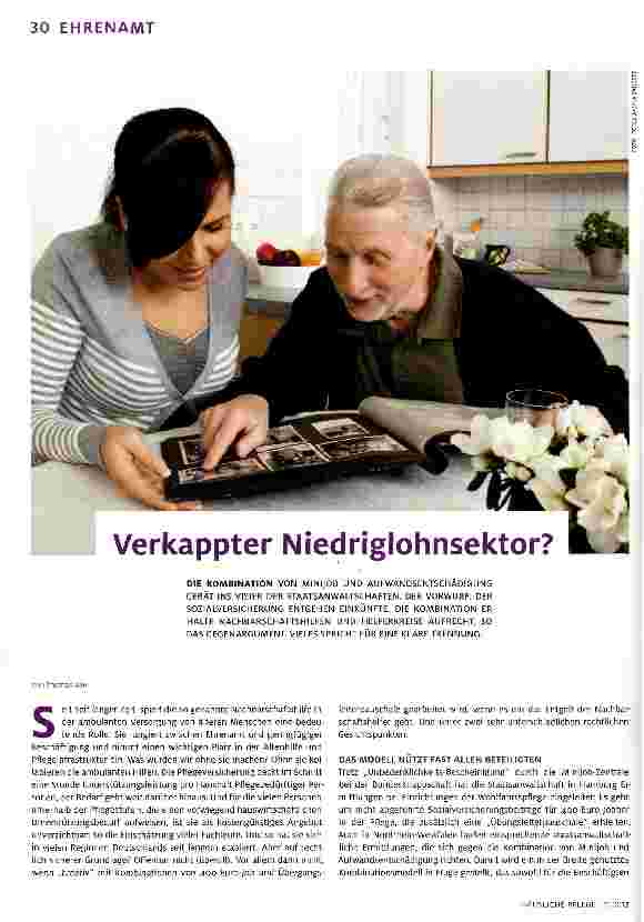 Vorschauseite 1: Verkappter Niedriglohnsektor