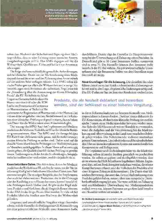 Vorschauseite 2: Vorbild Arzneimittel
