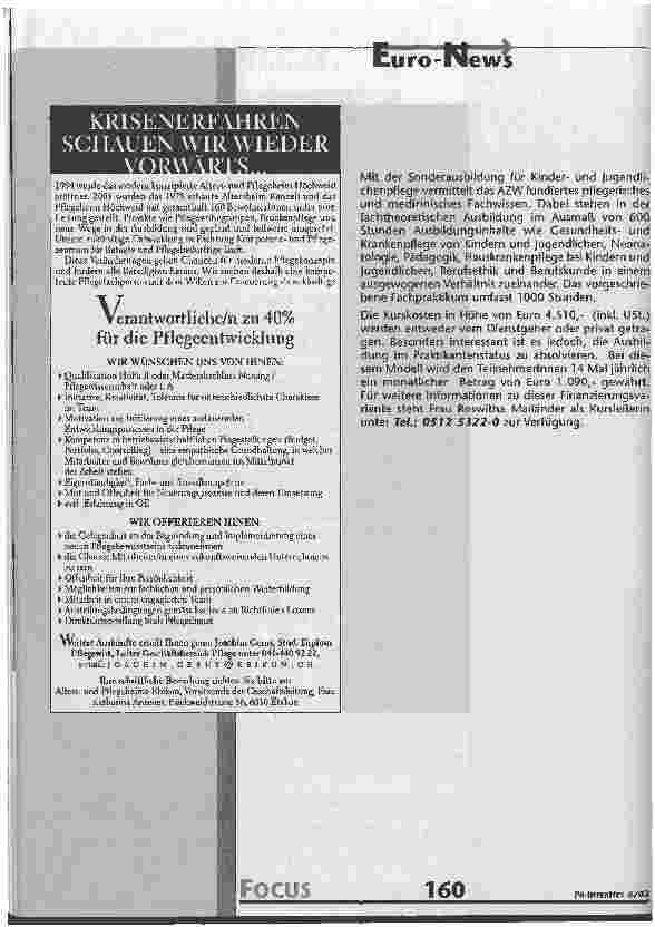 Vorschauseite 2: Stopp-Uhr-Pflege abfangen