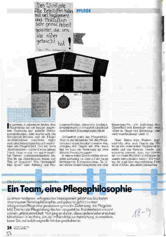 Vorschauseite 1: Ein Team, eine Pflegephilosophie